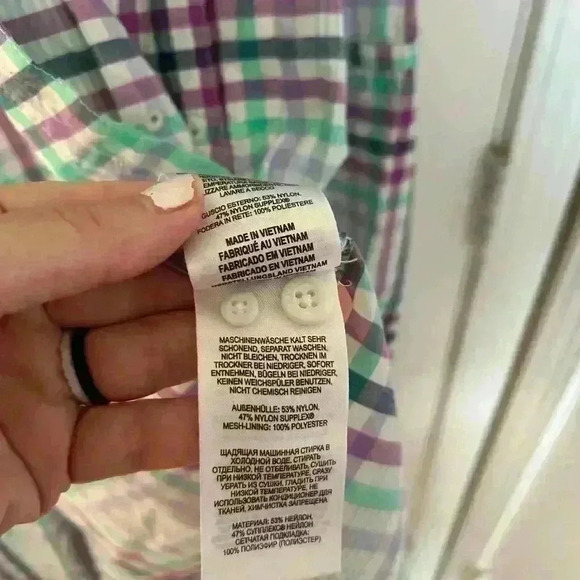 Columbia PFG, Performance Fishing Gear plaid shirt. Size small. Super Bahama - Picture 11 of 14